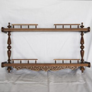 Полка прямая двухъярусная (цвет - дуб) Полка прямая двухъярусная (цвет - дуб)