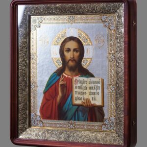 Киот под икону 30*40, с басмой Киот под икону 30*40, с басмой