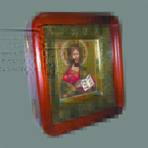 Киот под икону 13*16, с басмой Киот под икону 13*16, с басмой