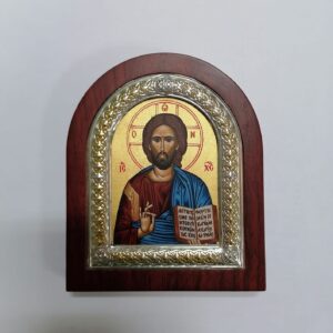 Икона греческая в серебр. ризе 10*14 Икона греческая в серебр. ризе 10*14