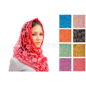 Шарф с узорами и блестками 50*150 Шарф с узорами и блестками 50*150