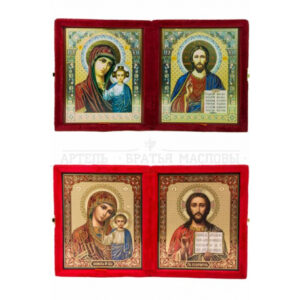 Складень венчальный бархат средний (18,5*21,5 М) Складень венчальный бархат средний (18,5*21,5 М)