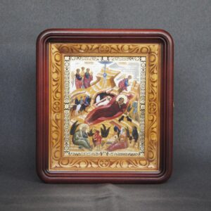 Киот под икону 17*21, с резьбой (цвет - дуб) Киот под икону 17*21, с резьбой (цвет - дуб)