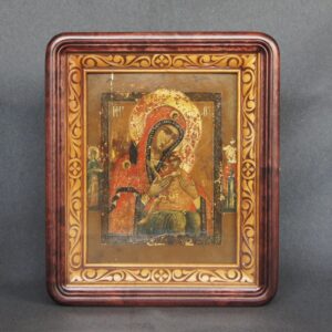 Киот под икону 21*27, с резьбой (цвет - дуб) Киот под икону 21*27, с резьбой (цвет - дуб)