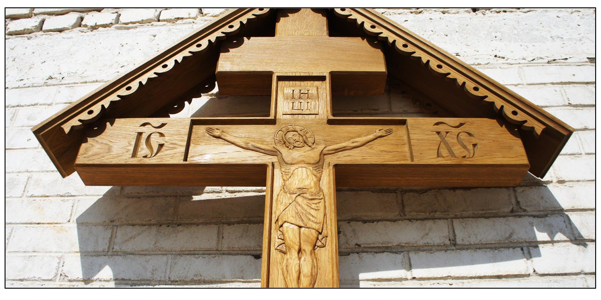 Крест дуб с распятием 1