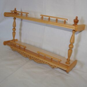 Полка прямая двухъярусная (цвет - св. дерево) Полка прямая двухъярусная (цвет - св. дерево)