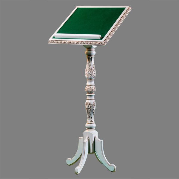 Аналой на одной ножке (эмаль, патина, сукно)