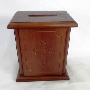 Ящик для пожертвований, средний (23*20*14,5) (МДФ, шпон дуба)