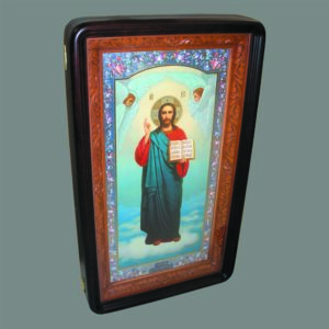 Киот ростовой под икону 24*48, с резьбой