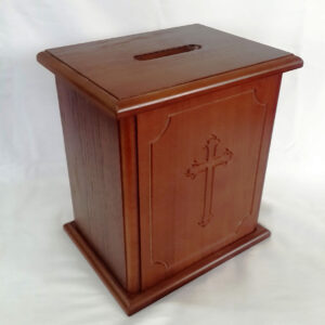Ящик для пожертвований, большой (30*26*20.5) (МДФ, шпон дуба)
