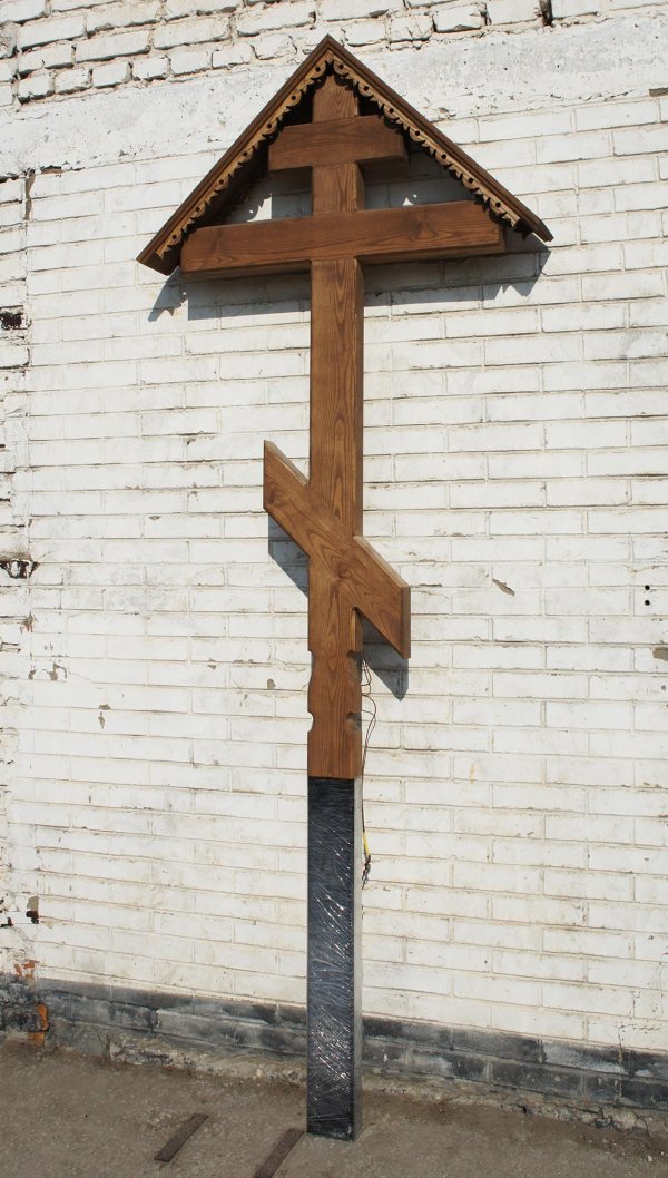 Крест деревянный (дуб) — изображение 2