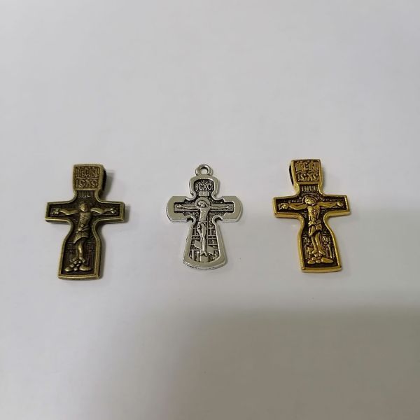 Крест нательный алюмин. большой, литой Крест нательный алюмин. большой, литой