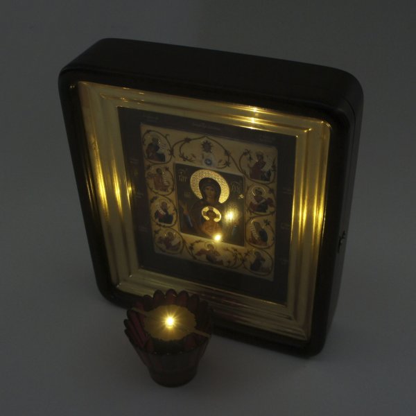 Лампада светодиодная с батарейным блоком (2АА, сенсор)