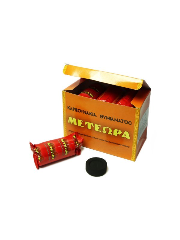 Уголь кадильный "Метеора" 40мм. (12штх5табл) Уголь кадильный "Метеора" 40мм. (12штх5табл)