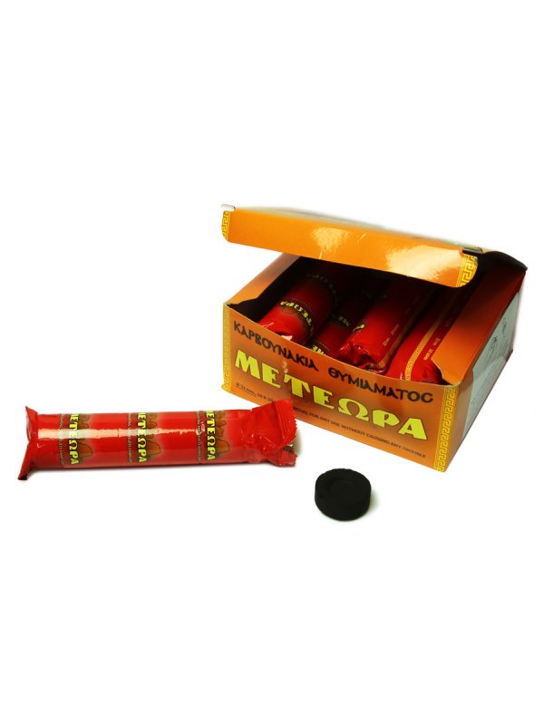 Уголь кадильный "Метеора" 32мм. (10шт х 10таблеток) Уголь кадильный "Метеора" 32мм. (10шт х 10таблеток)