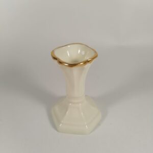 Подсвечник керамический "Лилия" (белая глазурь)