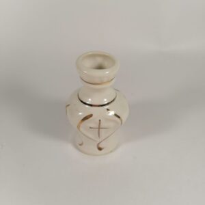 Подсвечник керамический "Вазон" (белая глазурь)
