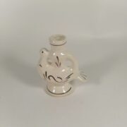 Подсвечник керамический "Птичка" (белая глазурь)