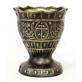 Лампада на ножке "Крест" (полистоун) Лампада на ножке "Крест" (полистоун)