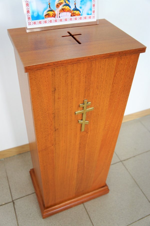 Ящик для пожертвований напольный (ЛДСП)