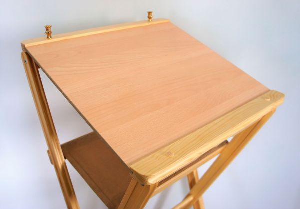 Аналой раскладной с жестким верхом (светлый) — изображение 7