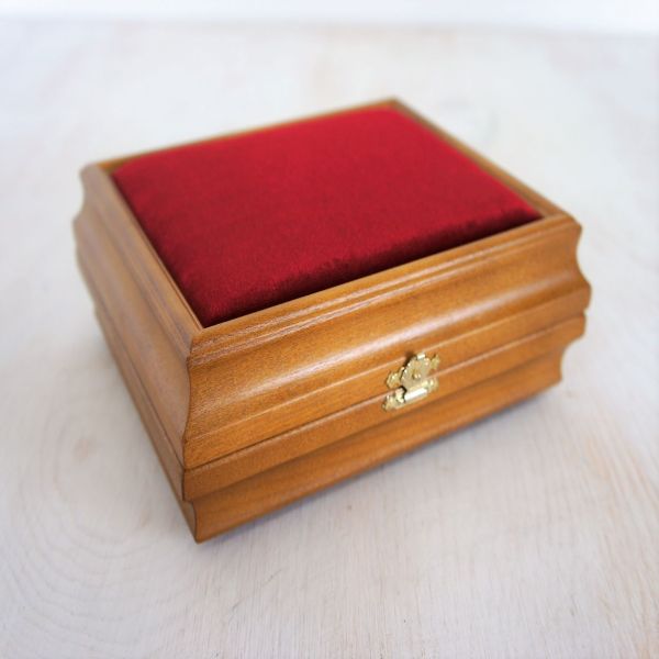 Складень деревянный 13х16 с бархатом