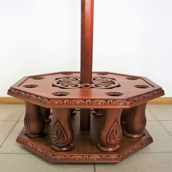 Подставка под жезлы и посохи с держателем для клобука