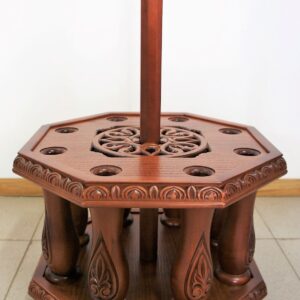 Подставка под жезлы и посохи с держателем для клобука