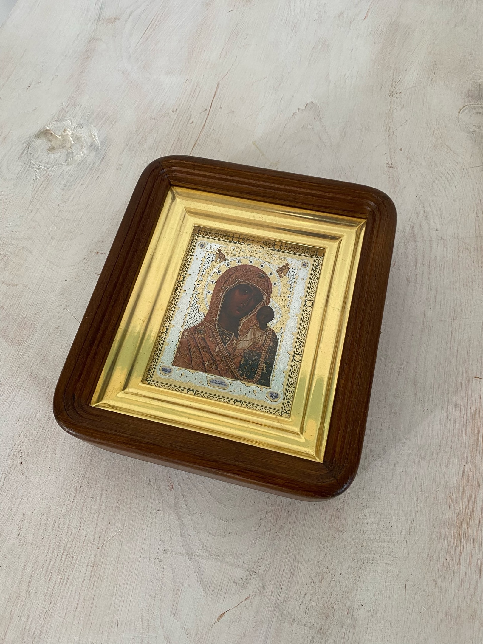 Киот под икону 13*16, сусальное золото (под заказ) Киот под икону 13*16, сусальное золото (под заказ)