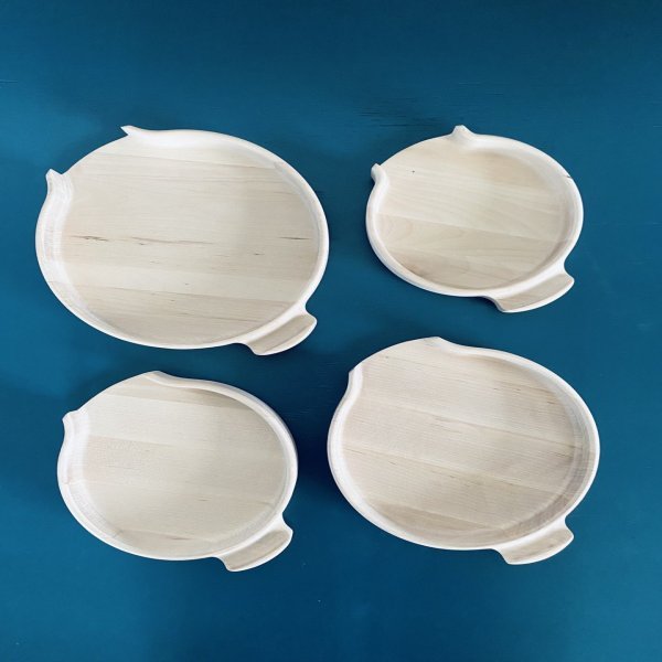 Блюдо для приготовления Агнца с ручкой, 20 см (русская береза)