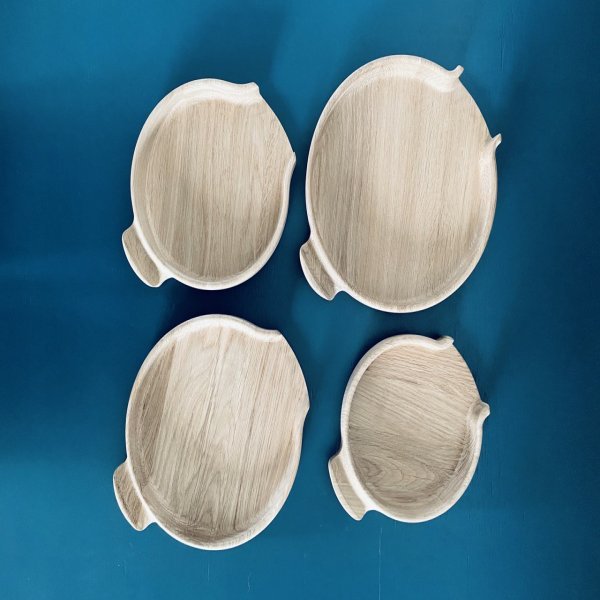 Блюдо для приготовления Агнца с ручкой,16 см (дуб)