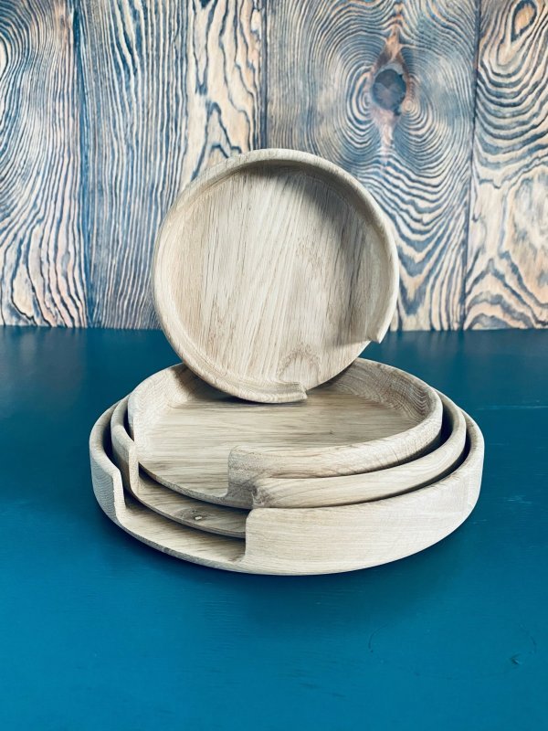 Блюдо для приготовления Агнца,18 см (дуб) — изображение 2