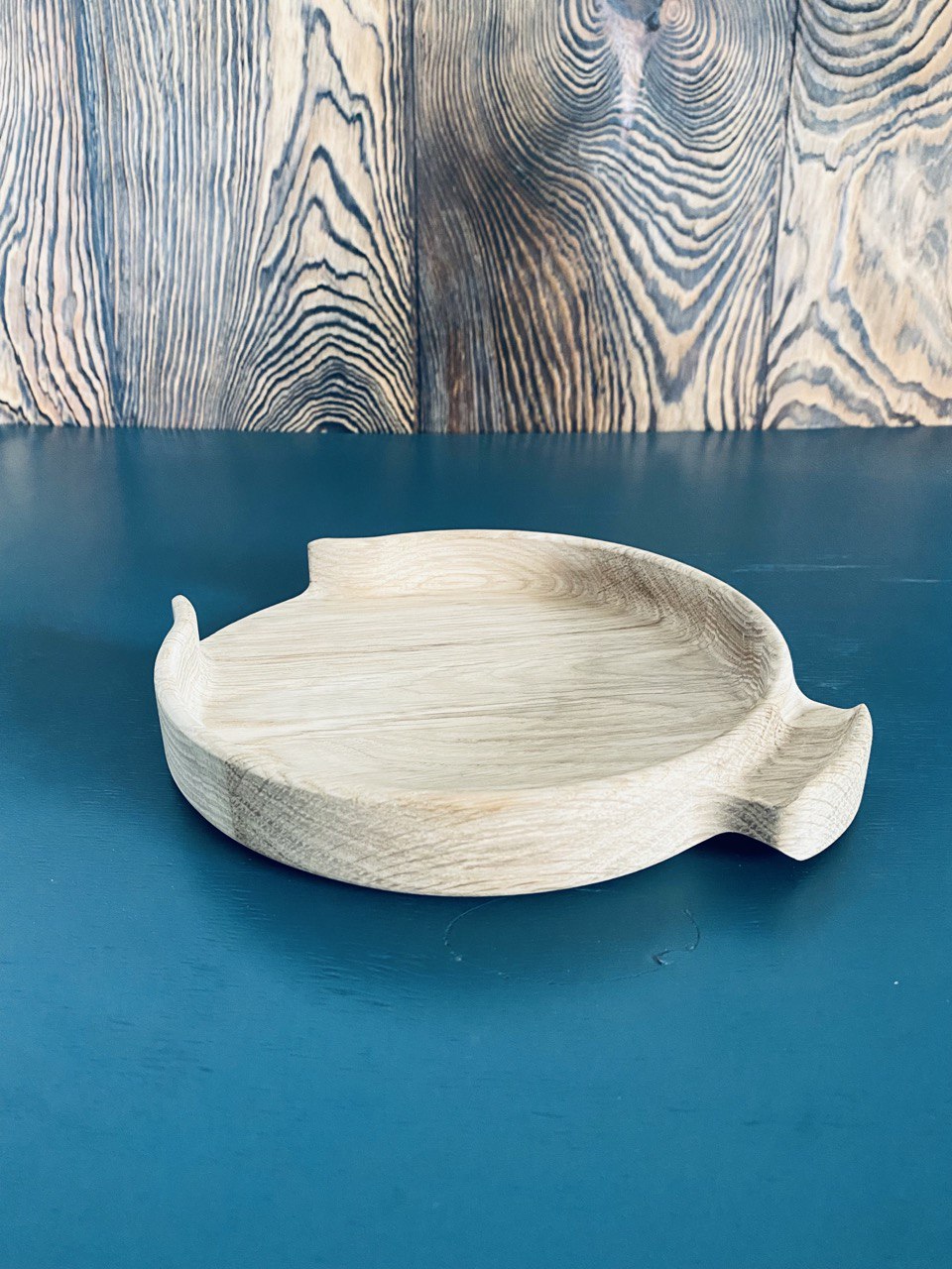 Блюдо для приготовления Агнца с ручкой,18 см (дуб)